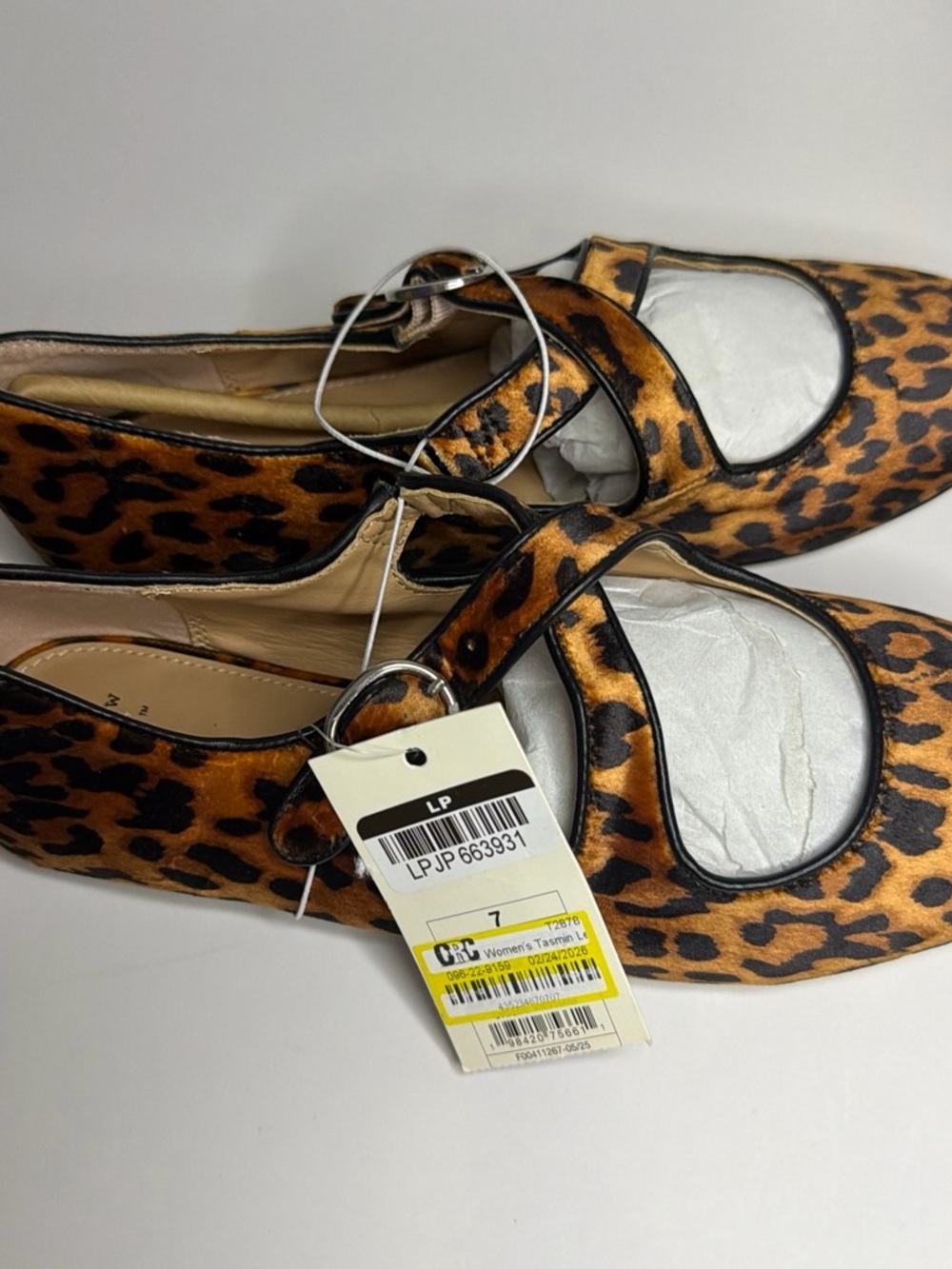 a new day Leopard Mary Jane Flats in Brown and Black